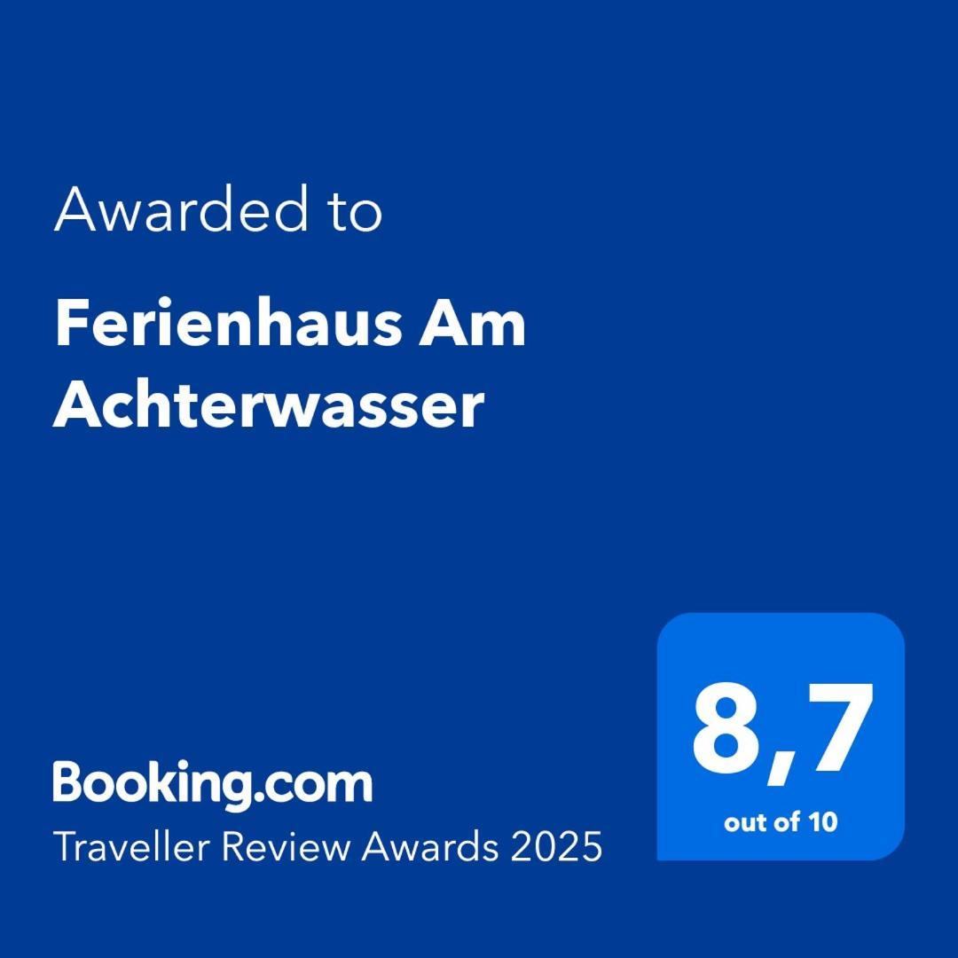 Ferienhaus Am Achterwasser ユッケリッツ エクステリア 写真